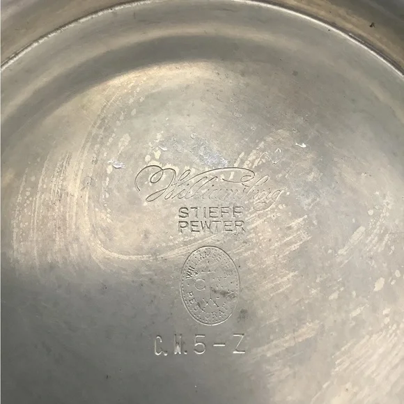 Vintage Stieff Pewter Bowl 1958 Golf Trophy